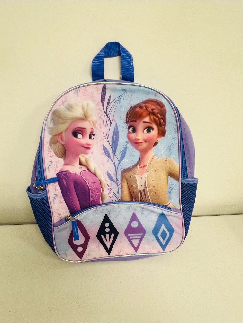 Girls' Blue & Purple Frozen Character Mini Backpack